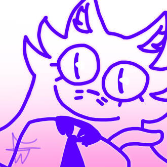 Digital headshot drawing of a person with scales on the left side of their face and fair skin on the right side.